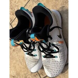 Nike Lebron Witness V Mens Sz 14 Basketball Shoe White Black Jade CQ9380-100